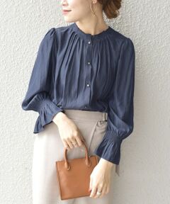 SHIPS / シップス シャツ・ブラウス | 抗菌・防臭ギャザーブラウス