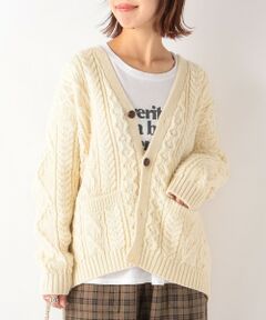 【SHIPS any別注】Oldderby Knitwear: ショート カーディガン