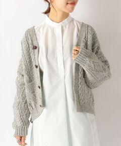 【SHIPS any別注】Oldderby Knitwear: ショート カーディガン