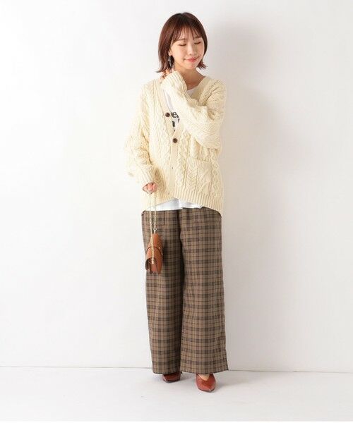 SHIPS for women / シップスウィメン カーディガン・ボレロ | 【SHIPS any別注】Oldderby Knitwear: ショート カーディガン | 詳細4