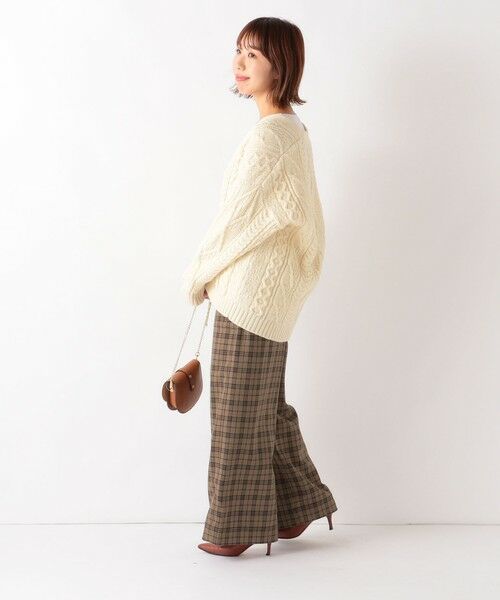 SHIPS for women / シップスウィメン カーディガン・ボレロ | 【SHIPS any別注】Oldderby Knitwear: ショート カーディガン | 詳細7