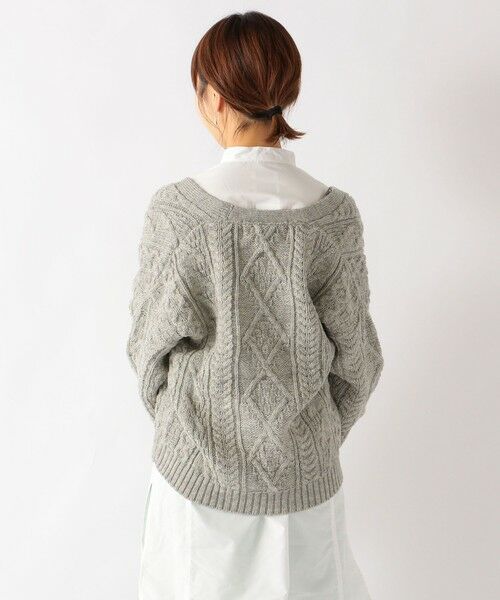 SHIPS for women / シップスウィメン カーディガン・ボレロ | 【SHIPS any別注】Oldderby Knitwear: ショート カーディガン | 詳細16