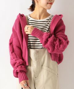 KERRY WOOLLEN MILLS: フードカーディガン