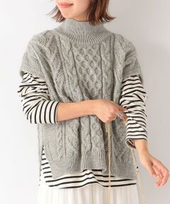 【SHIPS any別注】Oldderby Knitwear : ハイネックベスト