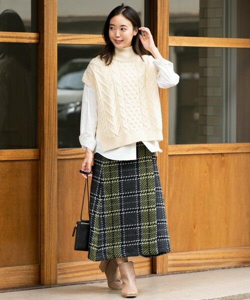 SHIPS for women / シップスウィメン ベスト | 【SHIPS any別注】Oldderby Knitwear : ハイネックベスト | 詳細11