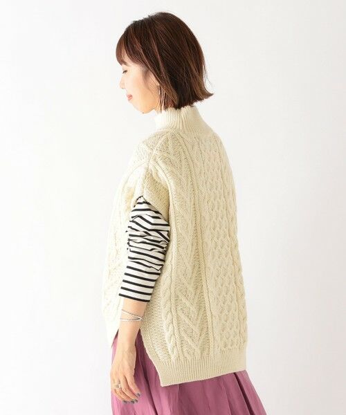SHIPS for women / シップスウィメン ベスト | 【SHIPS any別注】Oldderby Knitwear : ハイネックベスト | 詳細14