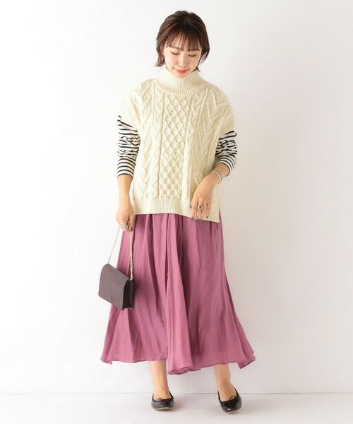 SHIPS for women / シップスウィメン ベスト | 【SHIPS any別注】Oldderby Knitwear : ハイネックベスト | 詳細15
