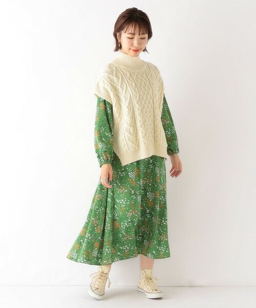 SHIPS for women / シップスウィメン ベスト | 【SHIPS any別注】Oldderby Knitwear : ハイネックベスト | 詳細16