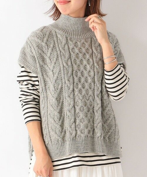 SHIPS for women / シップスウィメン ベスト | 【SHIPS any別注】Oldderby Knitwear : ハイネックベスト | 詳細20