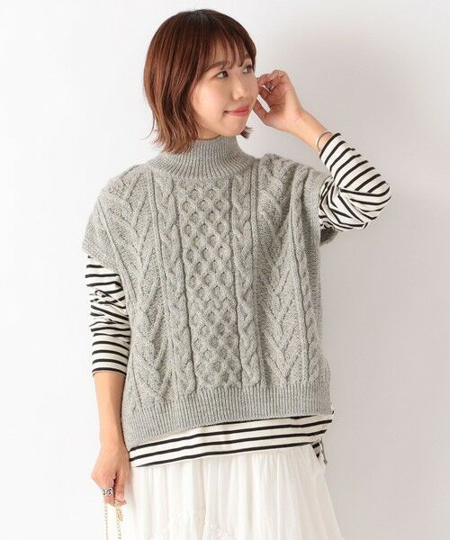 SHIPS for women / シップスウィメン ベスト | 【SHIPS any別注】Oldderby Knitwear : ハイネックベスト | 詳細21