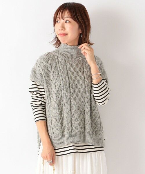 SHIPS for women / シップスウィメン ベスト | 【SHIPS any別注】Oldderby Knitwear : ハイネックベスト | 詳細22