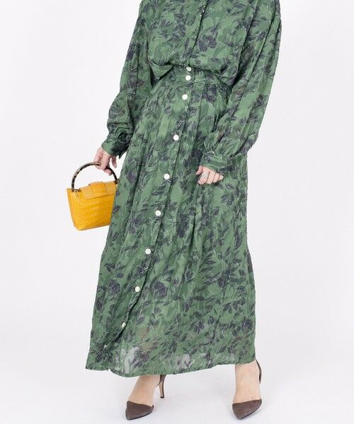 SHIPS / シップス ミニ丈・ひざ丈ワンピース | A PUPIL:マキシプリントワンピース◇ | 詳細2