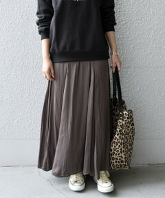 SHIPS / シップス ロング・マキシ丈スカート | SHIPS any: タンブラー サテン ロングスカート