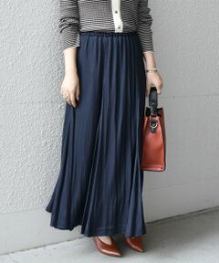 SHIPS / シップス ロング・マキシ丈スカート | SHIPS any: タンブラー サテン ロングスカート