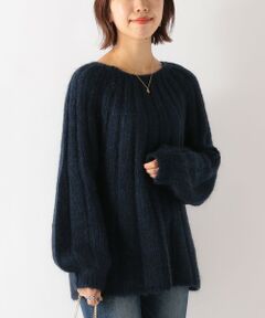 SHIPS / シップス ニット・セーター | SHIPS any: フラッフ ガーター ボリュームプルオーバー