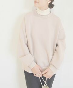 SHIPS / シップス カットソー | ダブルニットバックジッププルオーバー