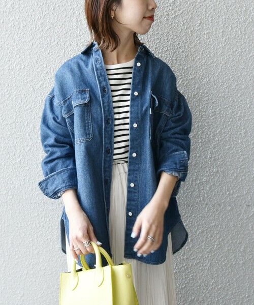 SHIPS for women / シップスウィメン シャツ・ブラウス | SHIPS any: オーバー デニムシャツ［SHIPS any DENIM］ | 詳細2