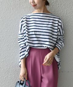 SHIPS / シップス カットソー | 【SHIPS any別注】Le minor: ボーダー TEE