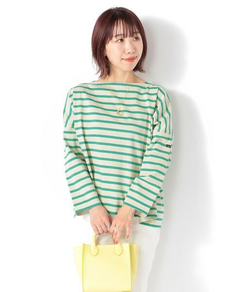 SHIPS for women / シップスウィメン カットソー | 【SHIPS any別注】Le minor: ボーダー TEE | 詳細25