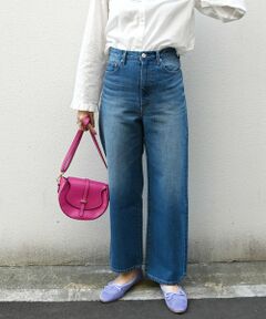 SHIPS any:〈ウォッシャブル〉ルーズ フィット デニム パンツ［SHIPS any DENIM］