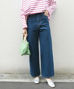 SHIPS any:〈ウォッシャブル〉ルーズ フィット デニム パンツ［SHIPS any DENIM］