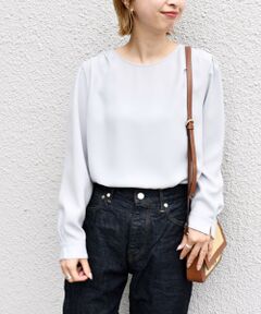 SHIPS / シップス シャツ・ブラウス | バックジップロングスリーブブラウス◇