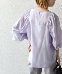 SHIPS / シップス シャツ・ブラウス | 【WEB限定】シルキータッチボリュームスリーブブラウス◇