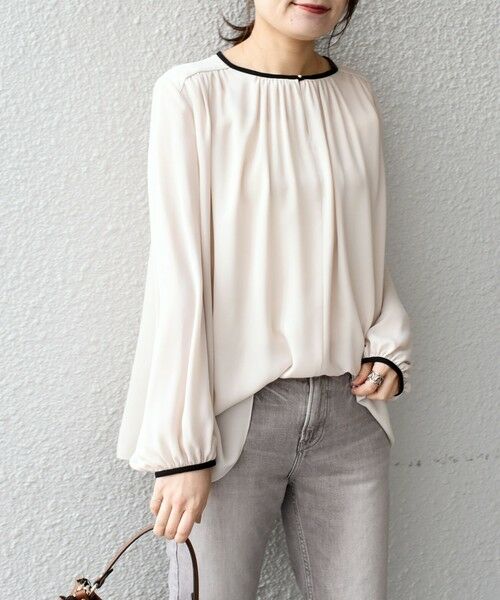 SHIPS / シップス シャツ・ブラウス | パイピングフロントボタンブラウス◇ | 詳細11