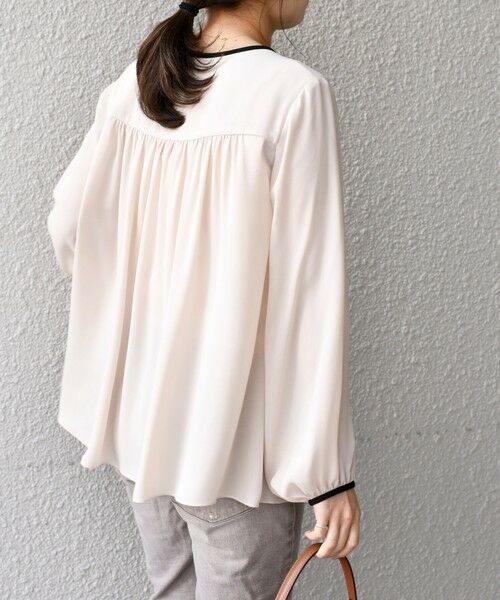 SHIPS / シップス シャツ・ブラウス | パイピングフロントボタンブラウス◇ | 詳細12