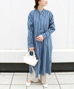 SHIPS / シップス シャツ・ブラウス | TICCA:ノーカラータックロングシャツ