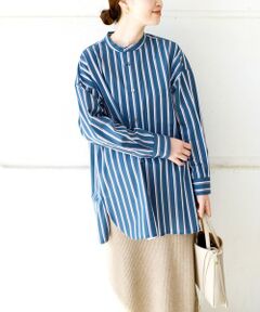 SHIPS / シップス シャツ・ブラウス | TICCA:ノーカラーシャツプルオーバー