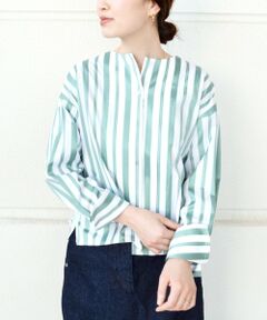 SHIPS / シップス シャツ・ブラウス | TICCA:ノーカラーブラウス