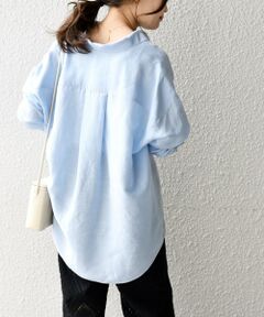 SHIPS / シップス シャツ・ブラウス | 〈手洗い可能〉サフィランリネンビッグシャツ◇