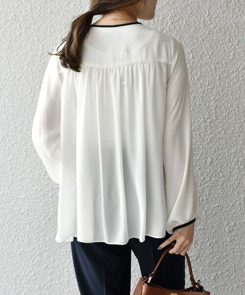 SHIPS / シップス シャツ・ブラウス | パイピングフロントボタンブラウス◇ | 詳細6