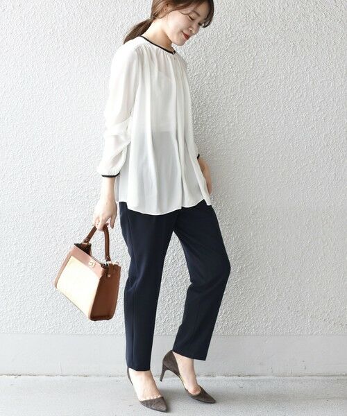 SHIPS / シップス シャツ・ブラウス | パイピングフロントボタンブラウス◇ | 詳細10