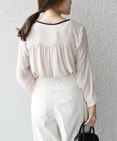 SHIPS / シップス シャツ・ブラウス | パイピングフロントボタンブラウス◇ | 詳細27