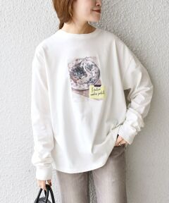 SHIPS / シップス Tシャツ | メッセージプリントロングスリーブTee◇