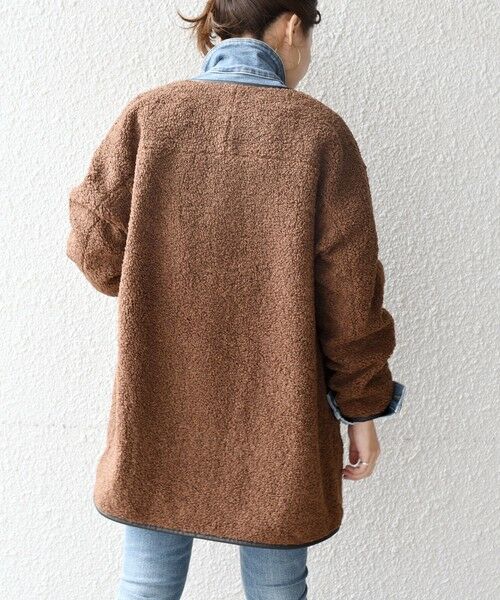 SHIPS for women / シップスウィメン その他アウター | ボアコート brown◇ | 詳細8