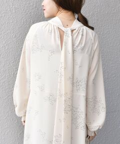 SHIPS / シップス ミニ丈・ひざ丈ワンピース | スタンドカラー/ボウタイ 2WAYワンピース