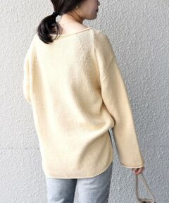 SHIPS / シップス ニット・セーター | 〈手洗い可能〉コットンテープヤーンクルーネックプルオーバー◇