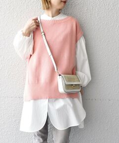 SHIPS / シップス ベスト | 〈手洗い可能〉コットンカシミヤ ニットベスト