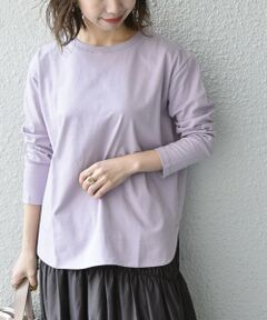 SHIPS any: 〈吸水速乾〉ラウンドヘム ロングスリーブ TEE2