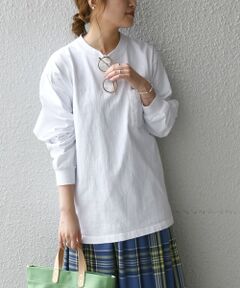 【SHIPS any別注】LOS ANGELES APPAREL: 8.5オンス ヘビーウェイト ポケット ロンT＜WOMEN＞