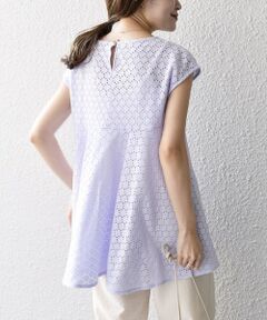 SHIPS / シップス Tシャツ | 【WEB限定】〈手洗い可能〉アイレットペプラムフレンチカットソー◇