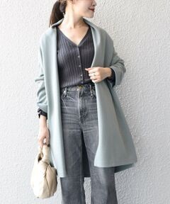 SHIPS / シップス その他アウター | 〈手洗い可能〉ブークレダブルフェイス羽織り◇