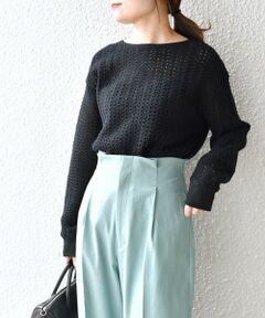 SHIPS / シップス カットソー | メッシュビッグプルオーバー