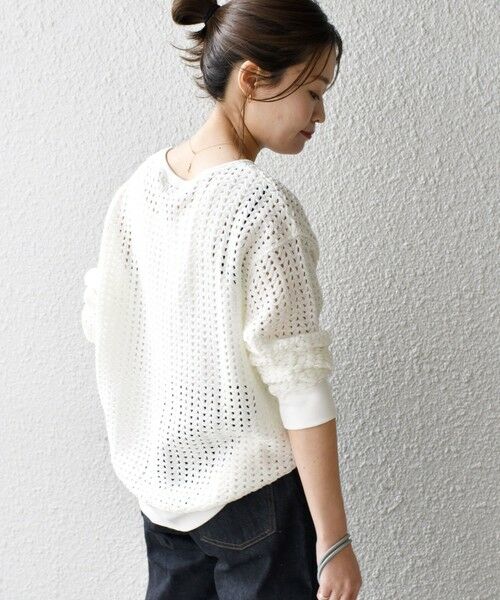 SHIPS / シップス カットソー | メッシュビッグプルオーバー | 詳細3