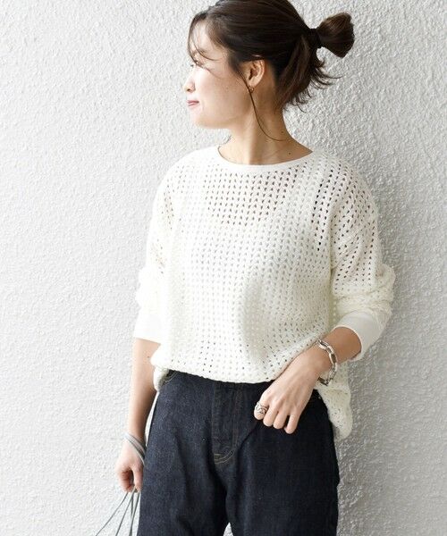 SHIPS / シップス カットソー | メッシュビッグプルオーバー | 詳細5