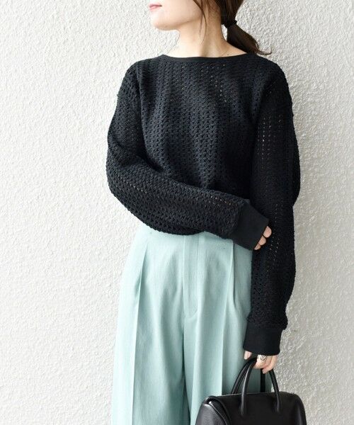 SHIPS / シップス カットソー | メッシュビッグプルオーバー | 詳細18