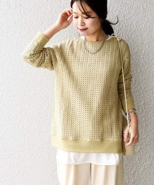 SHIPS / シップス カットソー | メッシュビッグプルオーバー | 詳細23